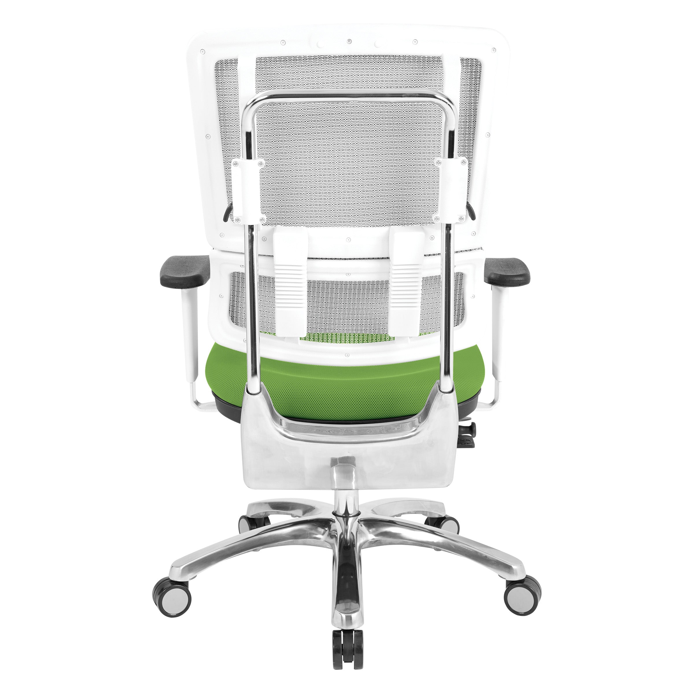 White Vertical Mesh Chair